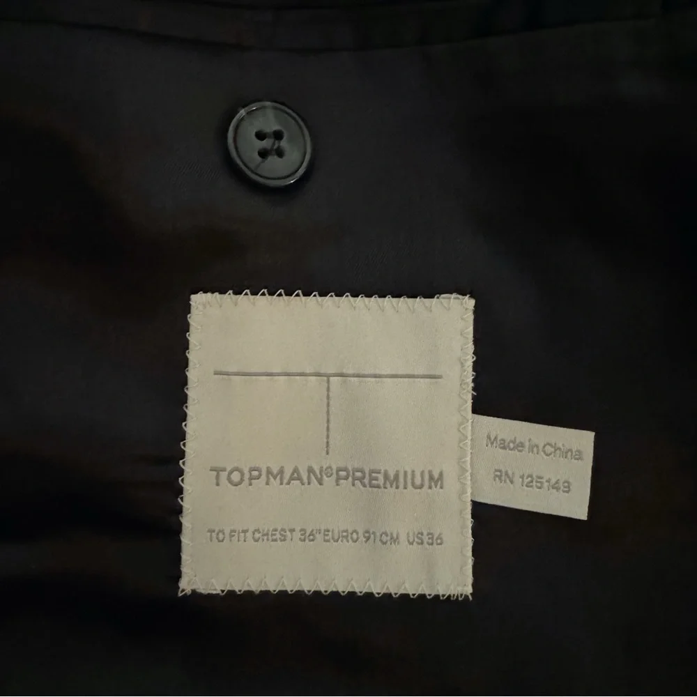 Topman Gray Velvet Blazer